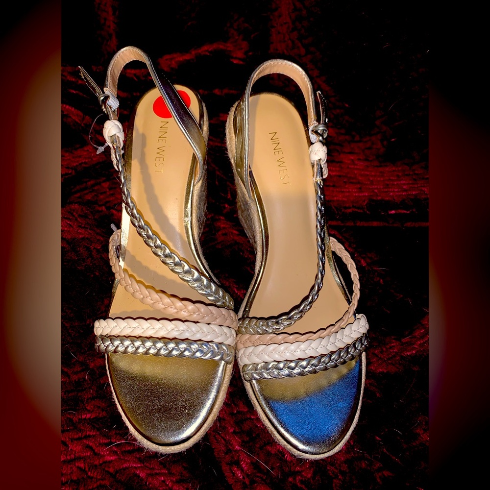 Nine West wedge heels size large